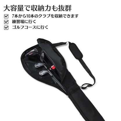 【the original】ゴルフ クラブケース バック キャディバッグ 軽量 クラブ 練習用 ウニセックス golf bag club case