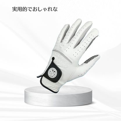 【GripX】ゴルフ グローブ 防滑仕様 手袋 超薄型 シリコン滑り止めドット付き